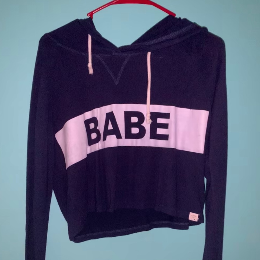 Cropped hoodie